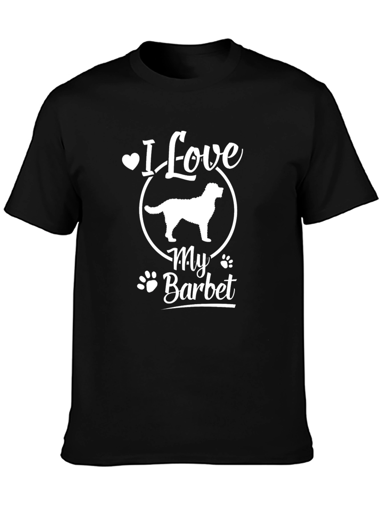 I Love My Barbet T-Shirt - Dog Lover Tee