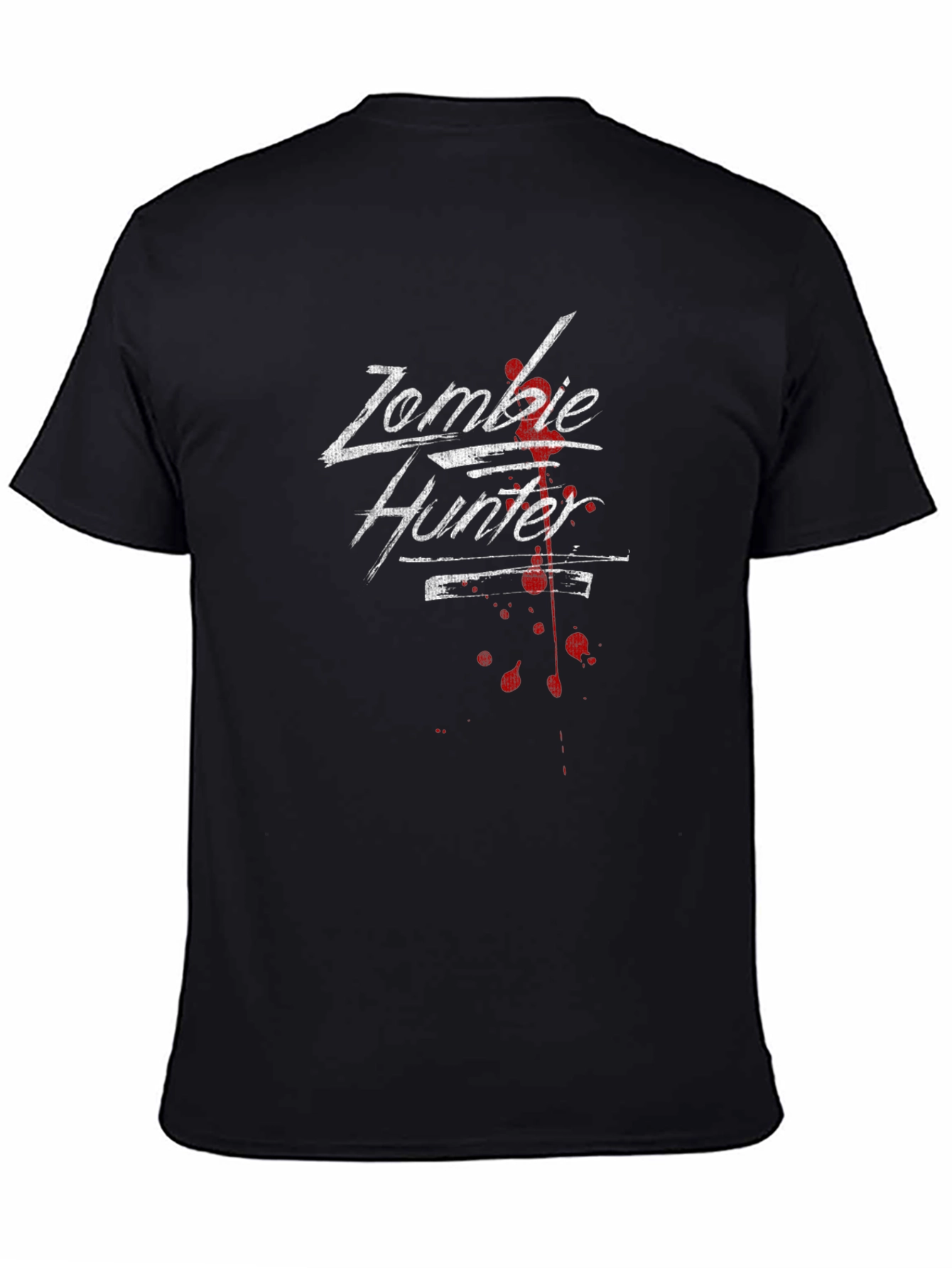 Zombie Hunter Graphic Tee - Black