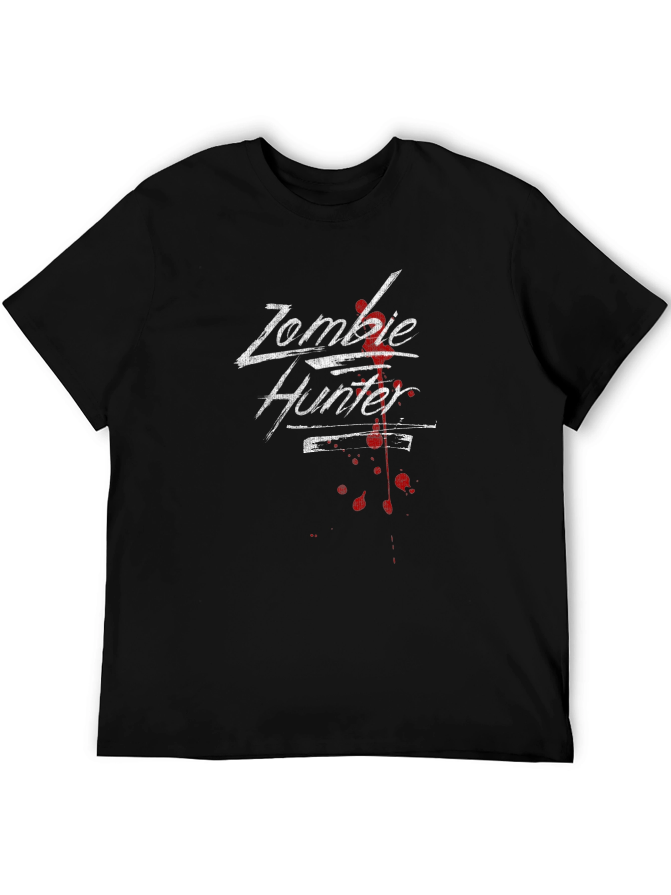 Zombie Hunter Graphic Tee - Black