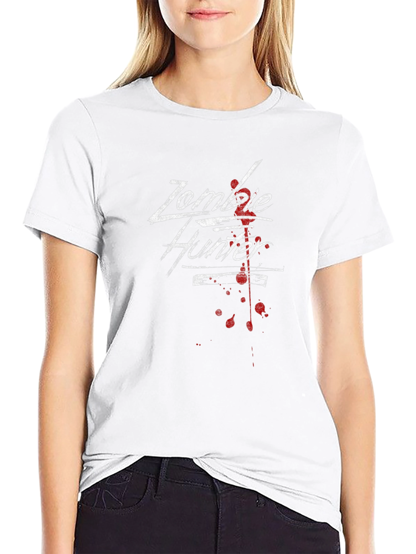 Zombie Hunter Graphic Tee - Black