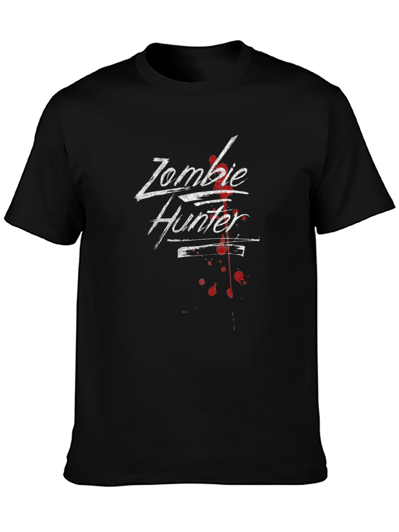 Zombie Hunter Graphic Tee - Black