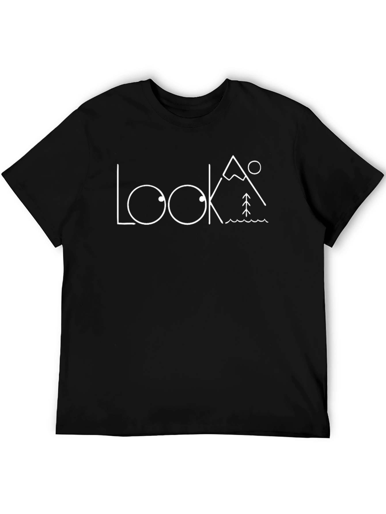 Look Outdoors Black Graphic Tee