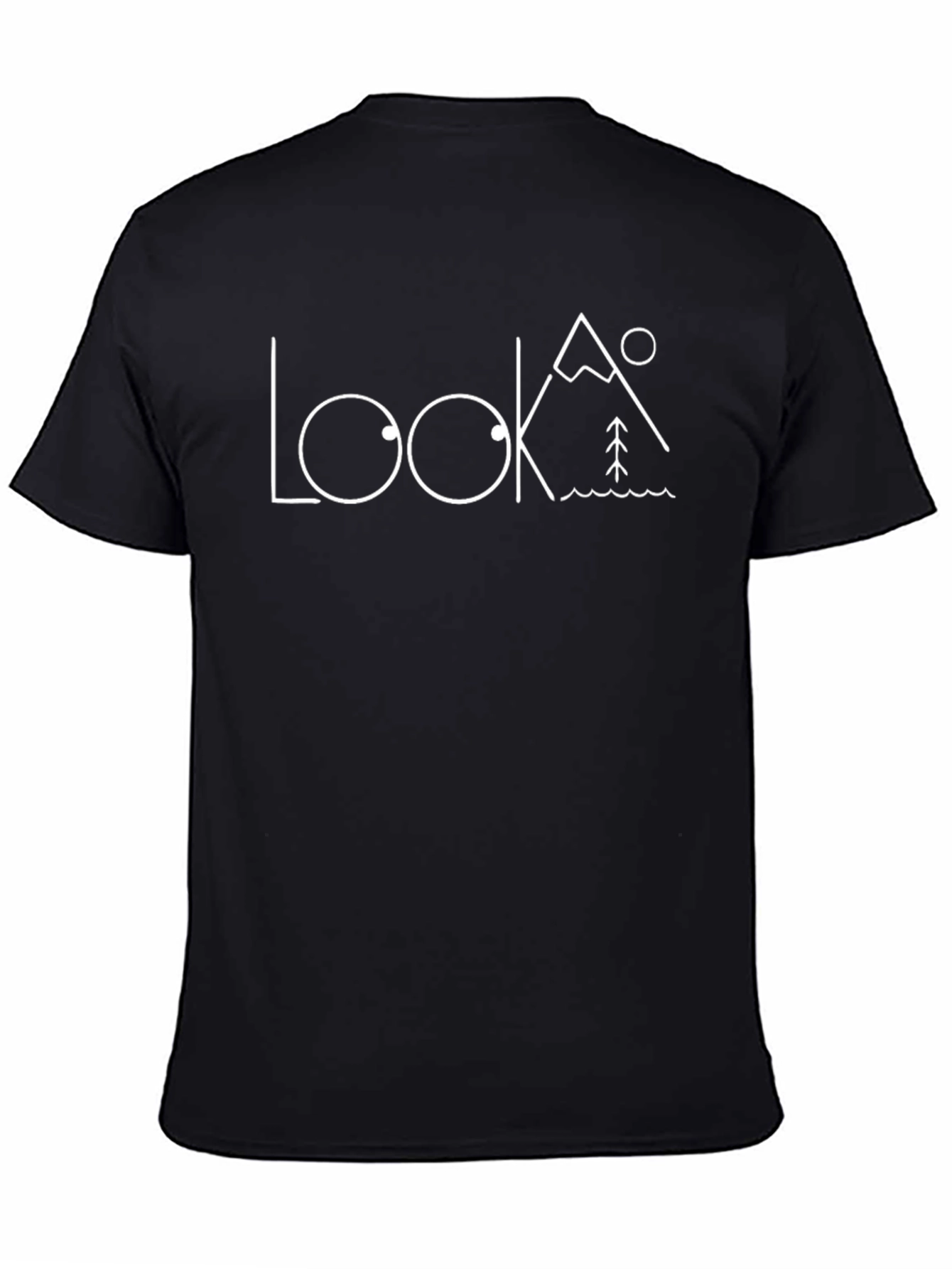 Look Outdoors Black Graphic Tee