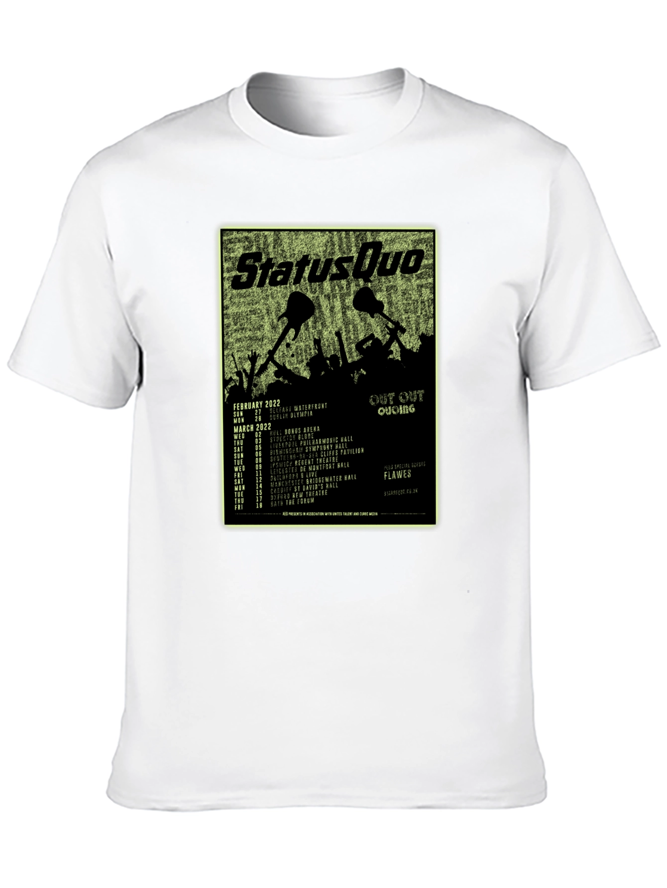 Status Quo Out Out Quoing Tour T-Shirt