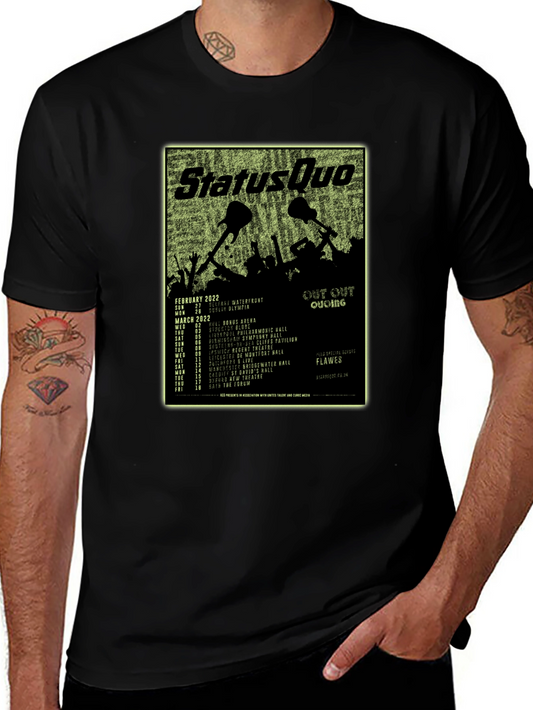 Status Quo Out Out Quoing Tour T-Shirt