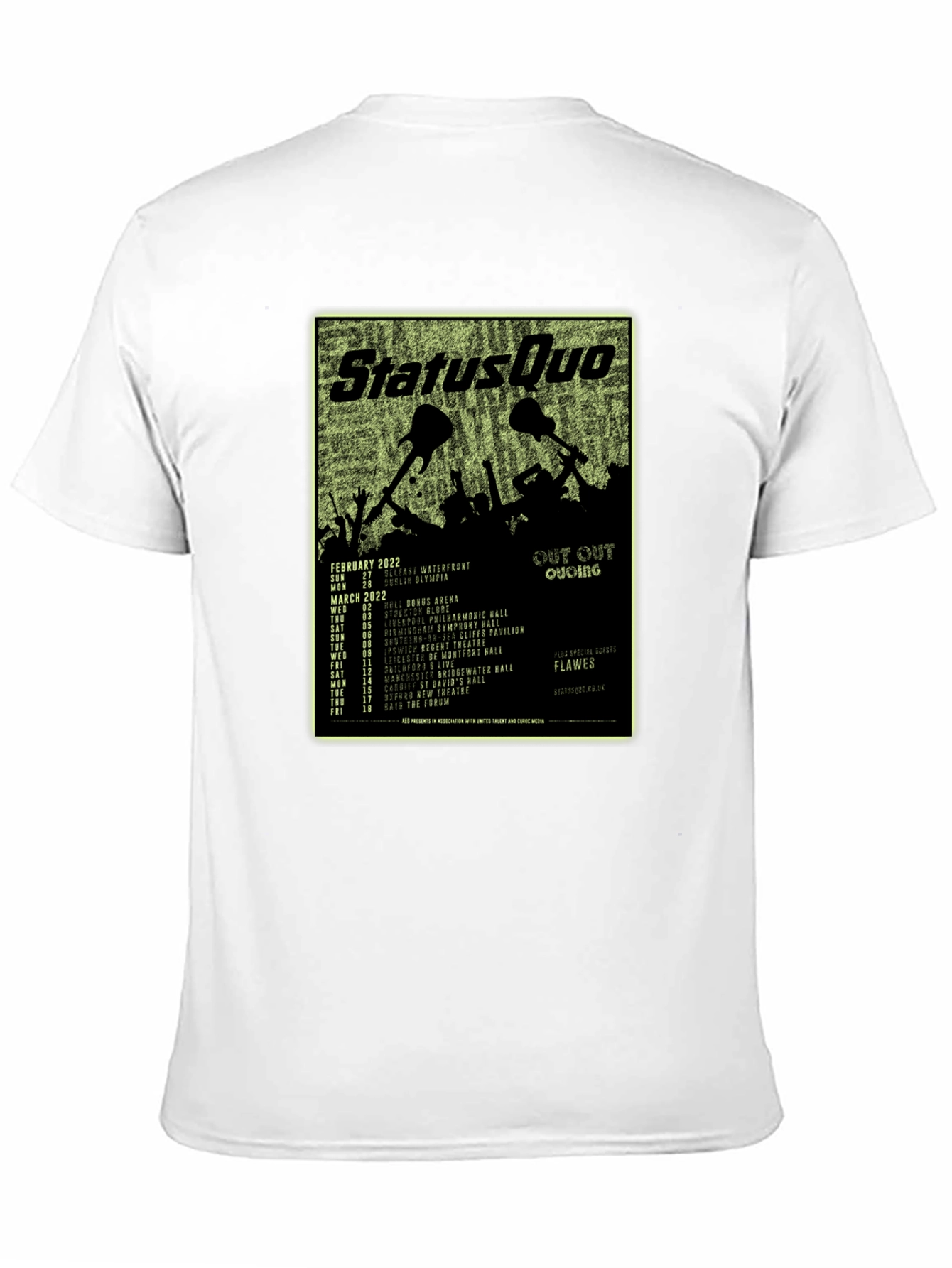 Status Quo Out Out Quoing Tour T-Shirt
