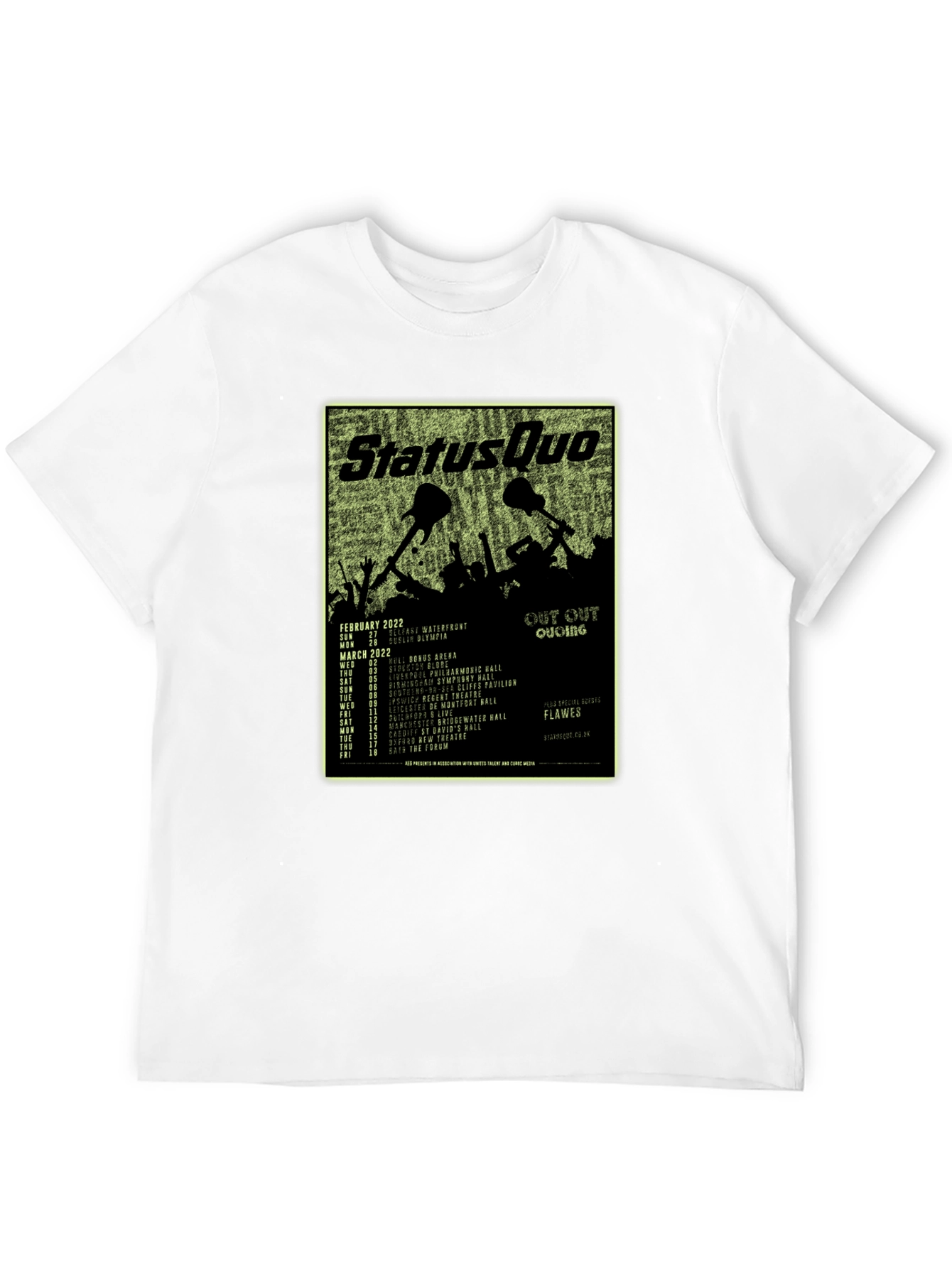 Status Quo Out Out Quoing Tour T-Shirt