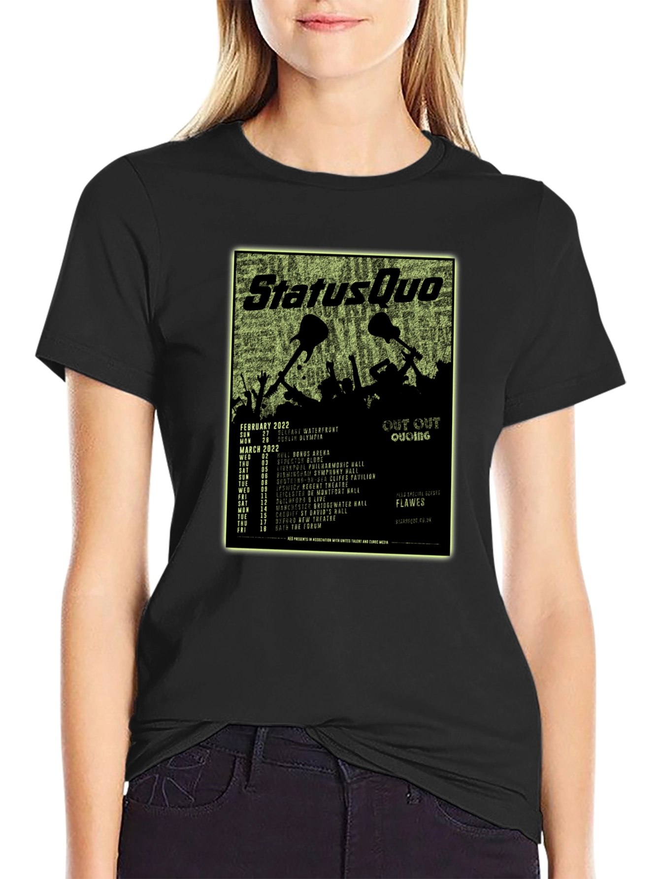 Status Quo Out Out Quoing Tour T-Shirt
