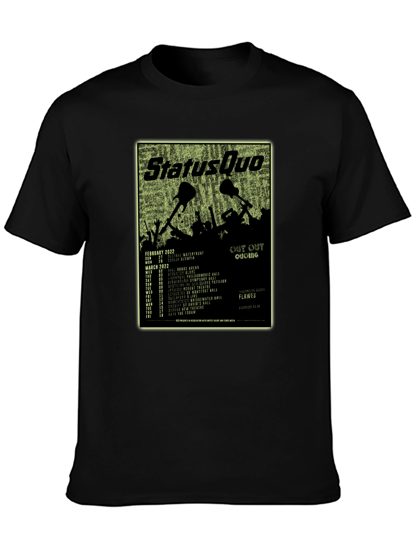 Status Quo Out Out Quoing Tour T-Shirt