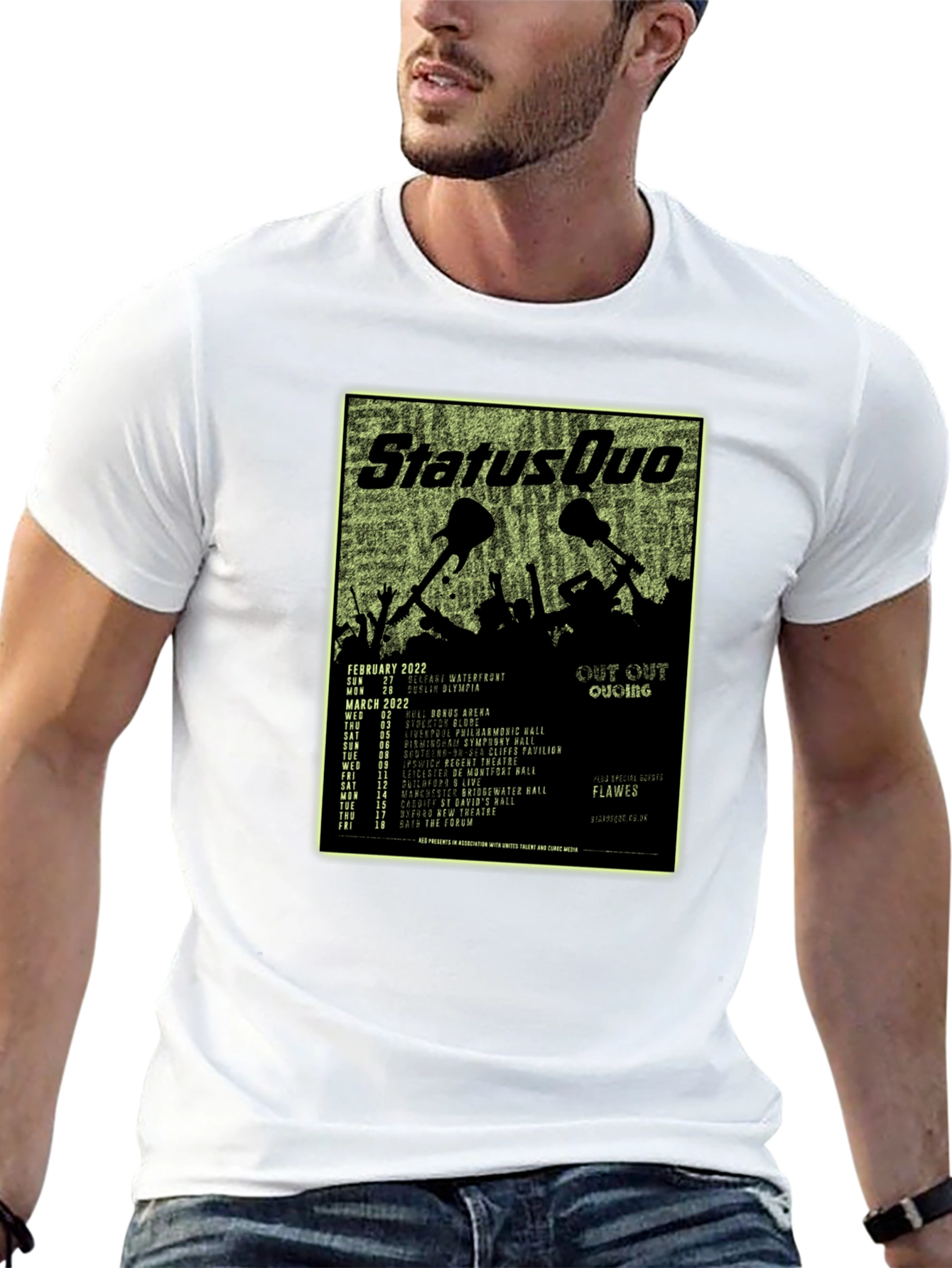 Status Quo Out Out Quoing Tour T-Shirt