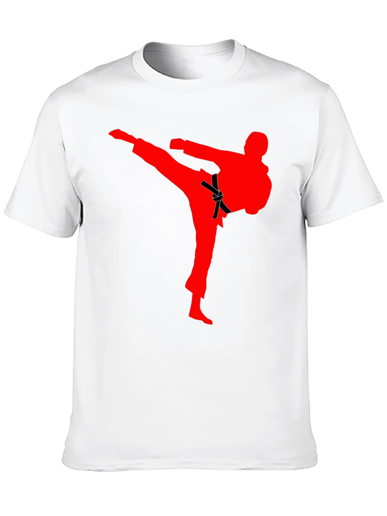 Karate Kick Graphic T-Shirt - Martial Arts Tee