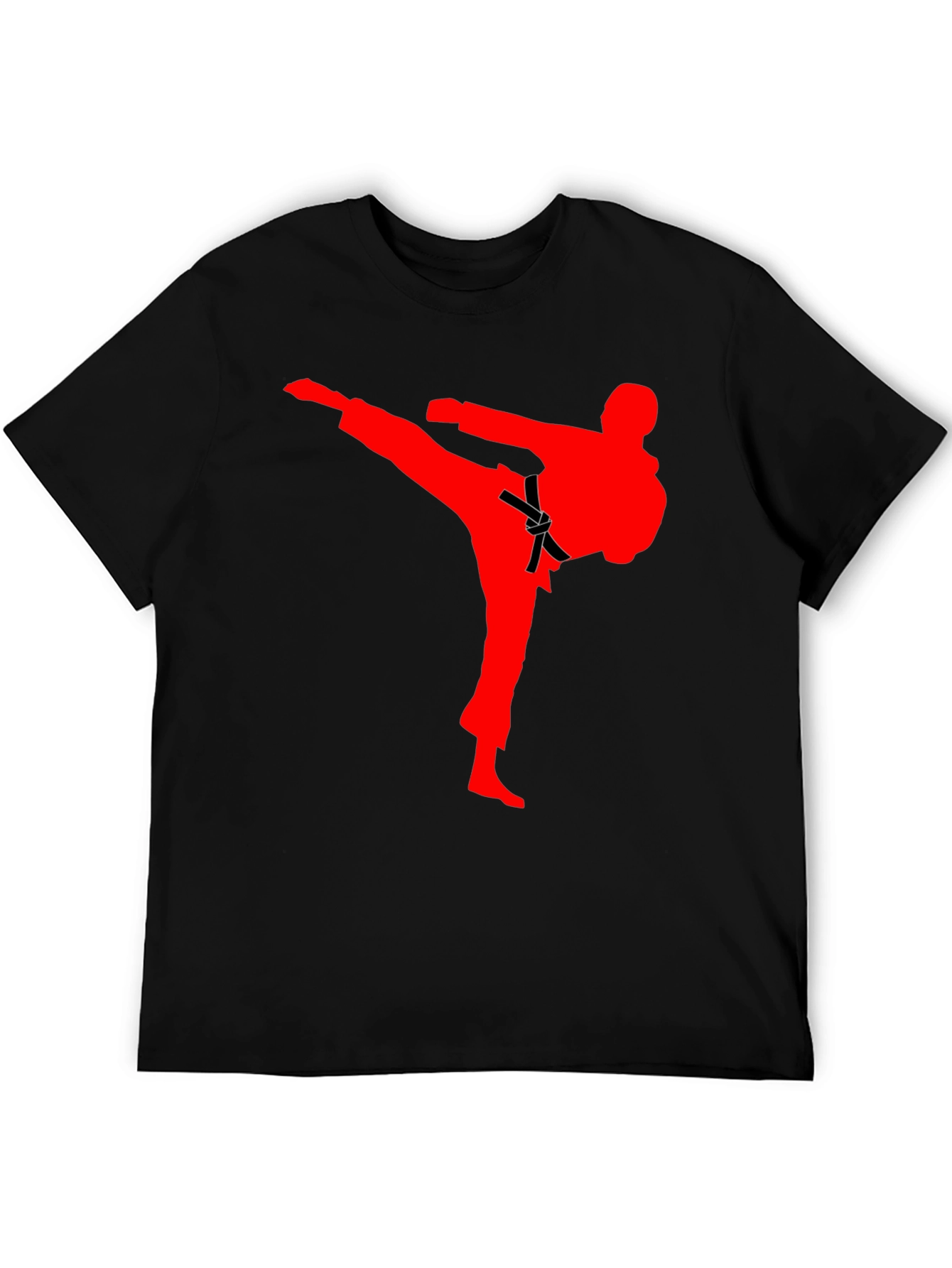 Karate Kick Graphic T-Shirt - Martial Arts Tee