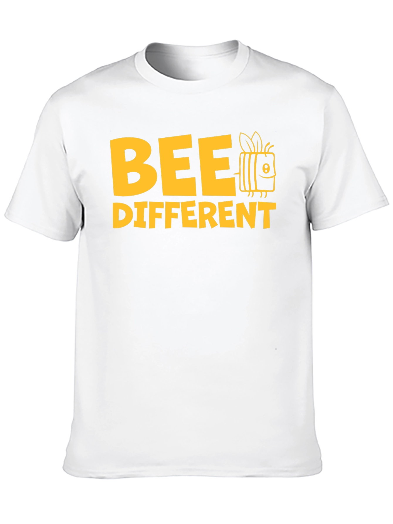 Bee Different Graphic Tee - Black Cotton Shirt