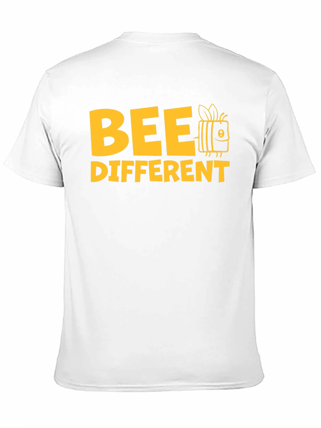 Bee Different Graphic Tee - Black Cotton Shirt