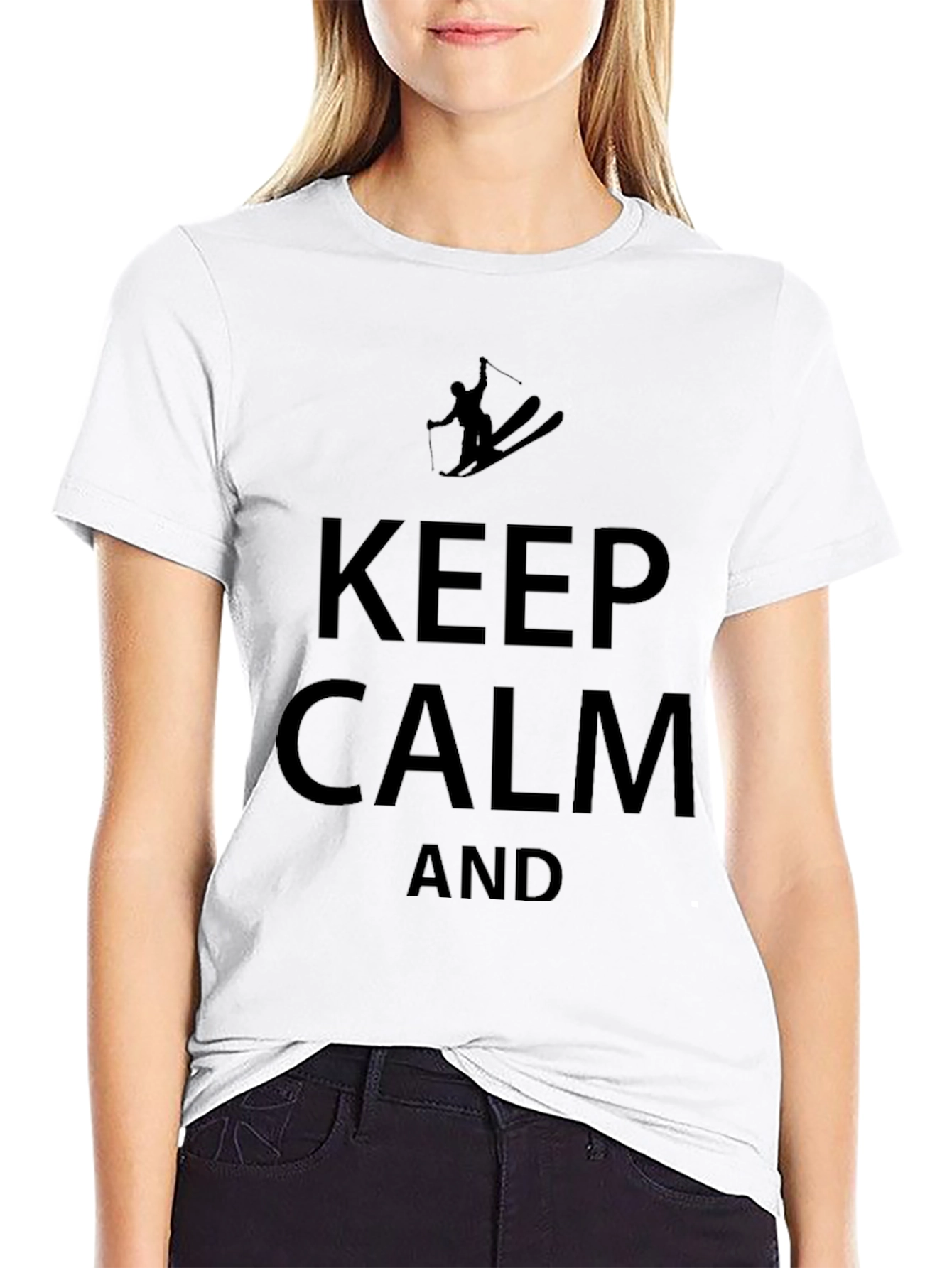 Keep Calm and Skiing T-Shirt