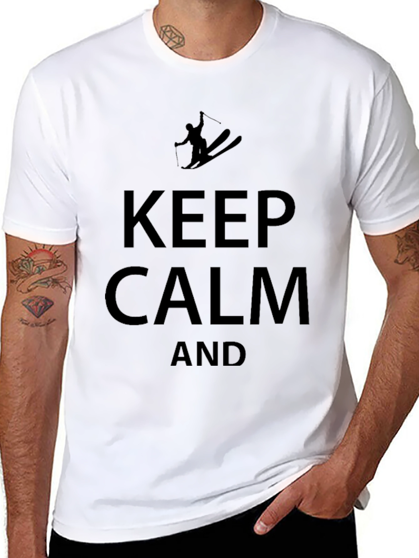 Keep Calm and Skiing T-Shirt
