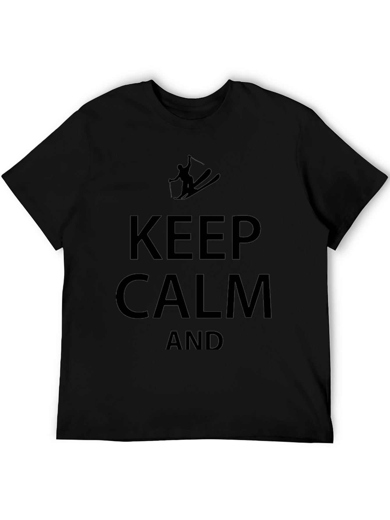 Keep Calm and Skiing T-Shirt