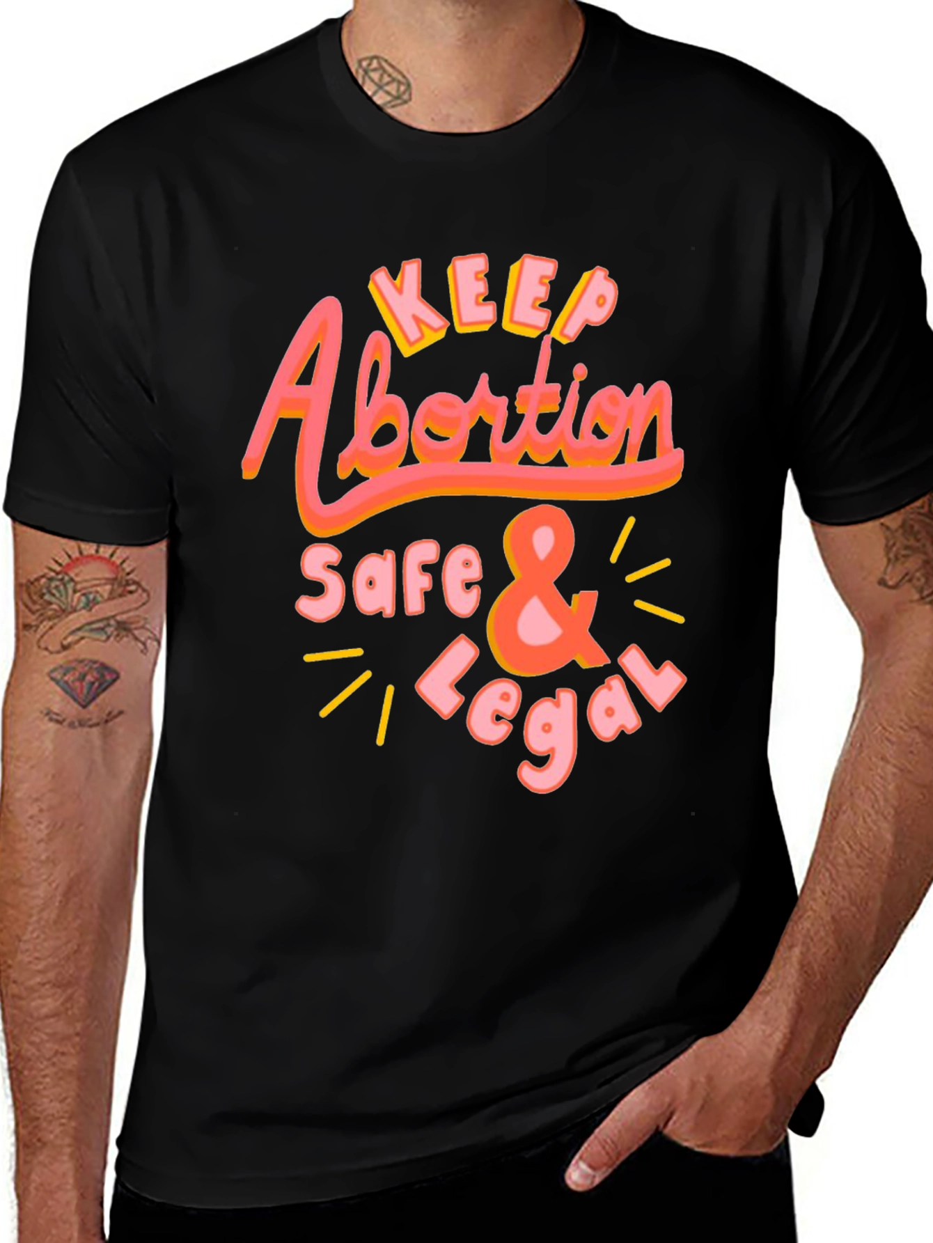 Keep Abortion Safe & Legal Graphic Tee