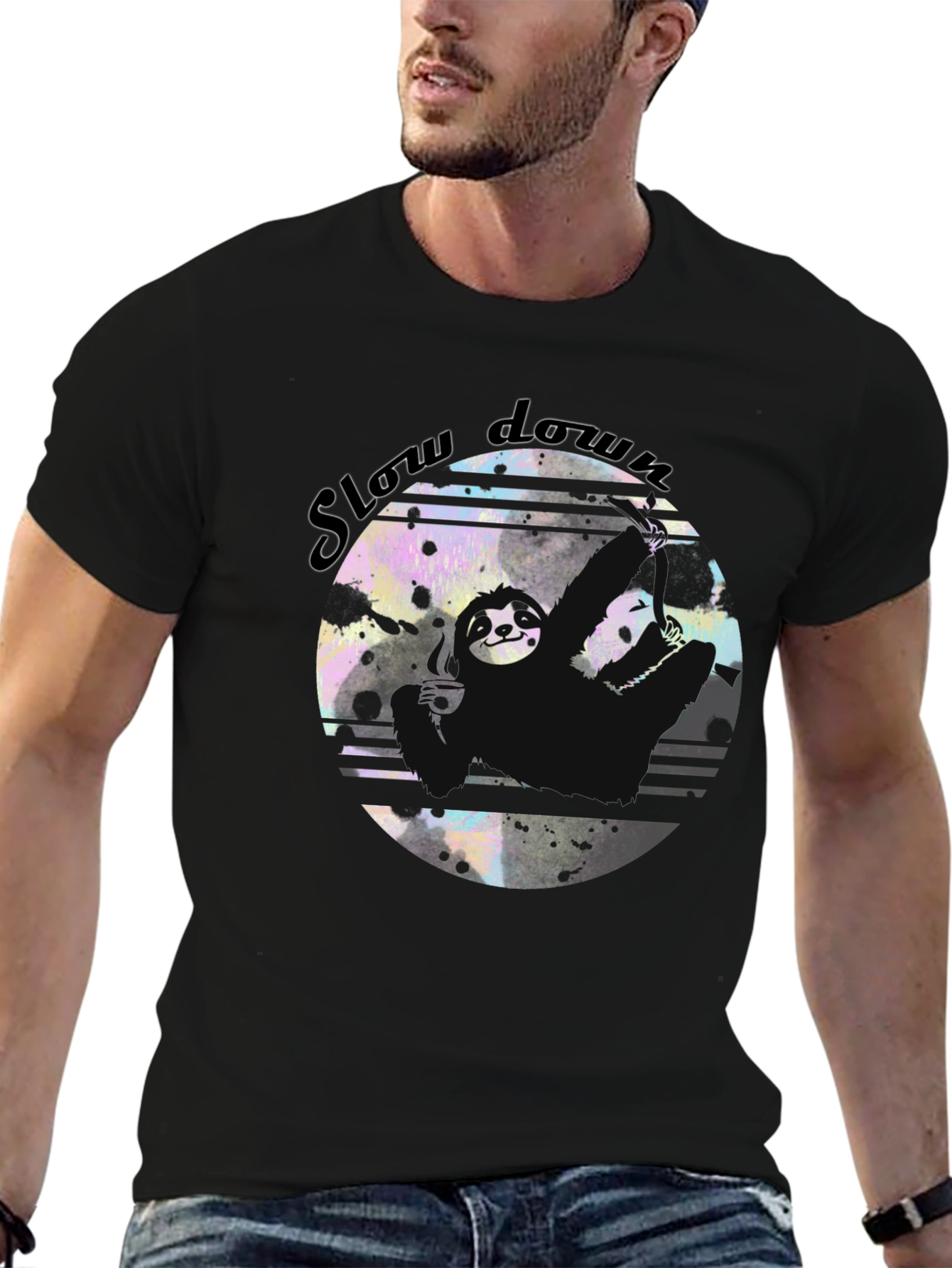 Slow Down Sloth Graphic Tee