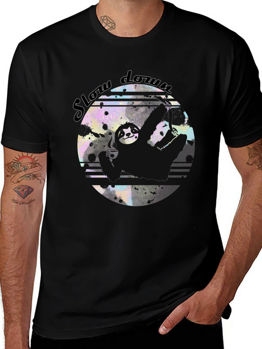 Slow Down Sloth Graphic Tee