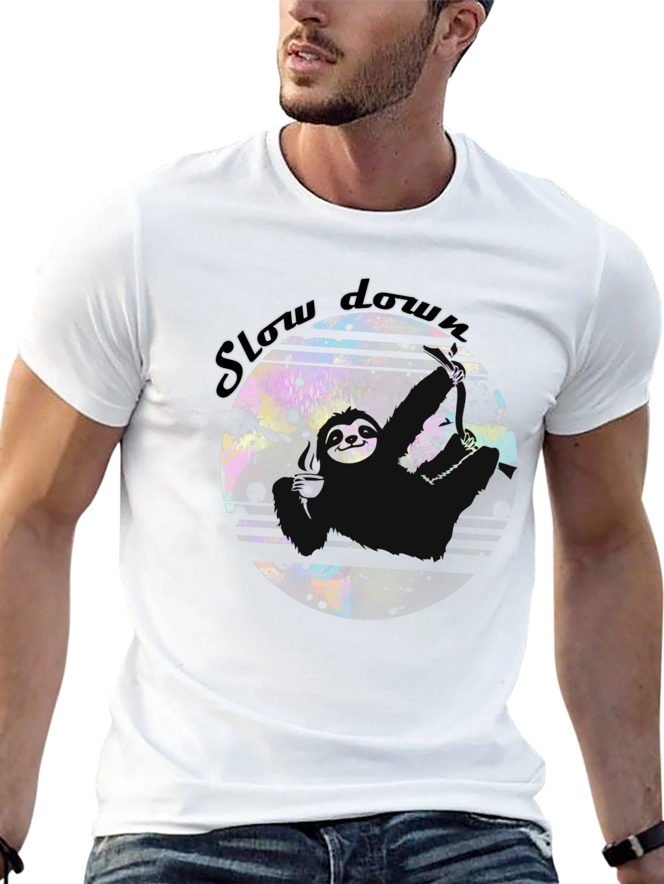 Slow Down Sloth Graphic Tee