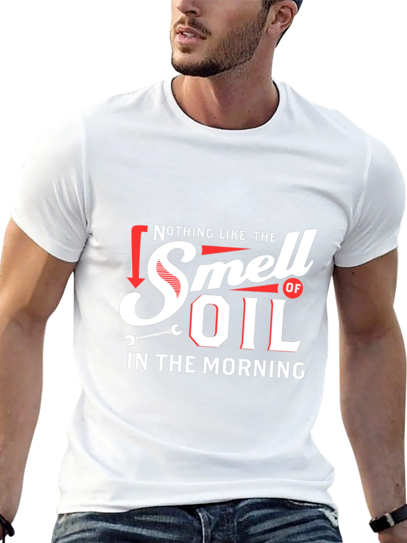 Oil Smell T-Shirt - Mechanic Tee