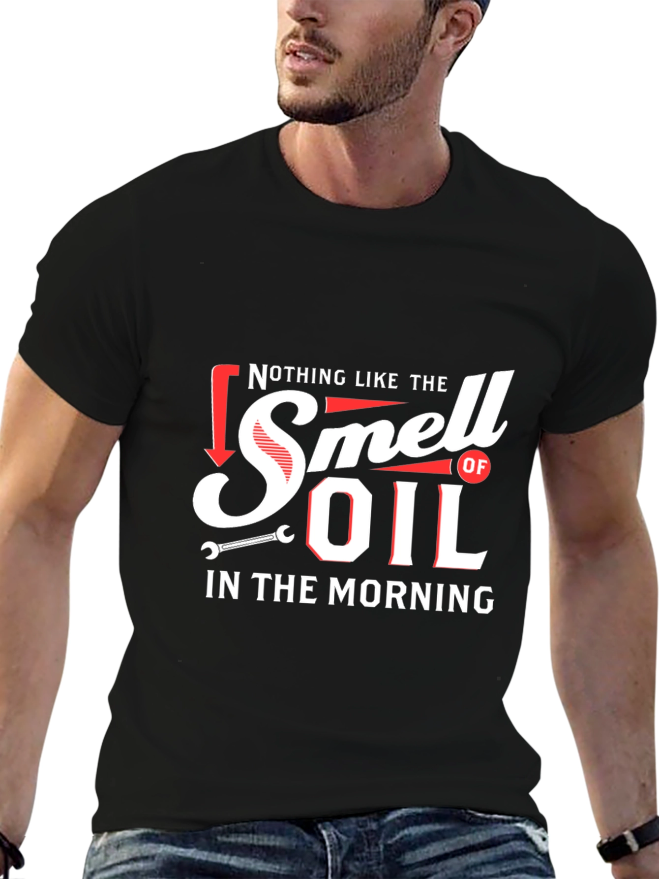 Oil Smell T-Shirt - Mechanic Tee