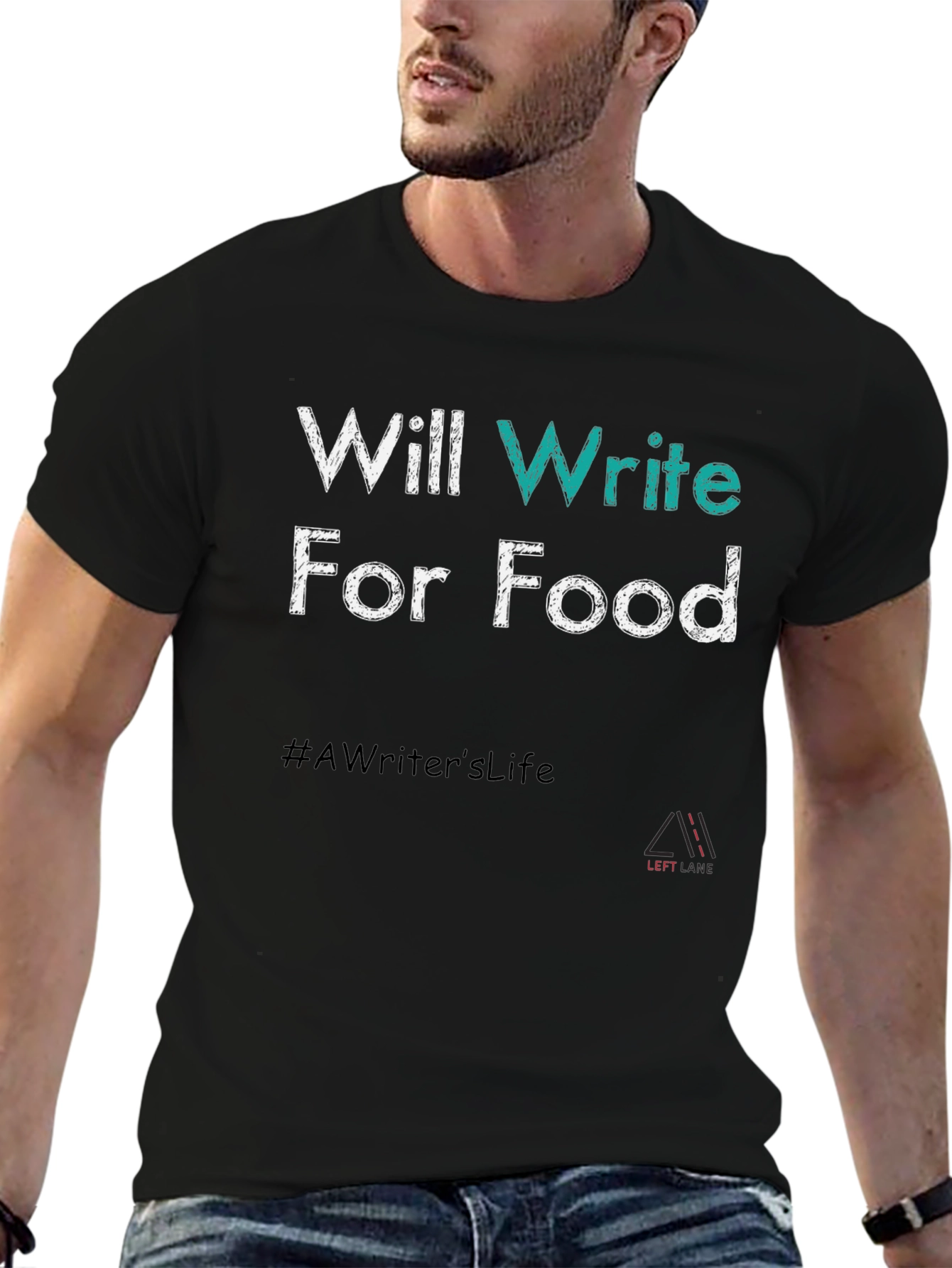 Writer Foodie T-Shirt - #AWritersLife Tee