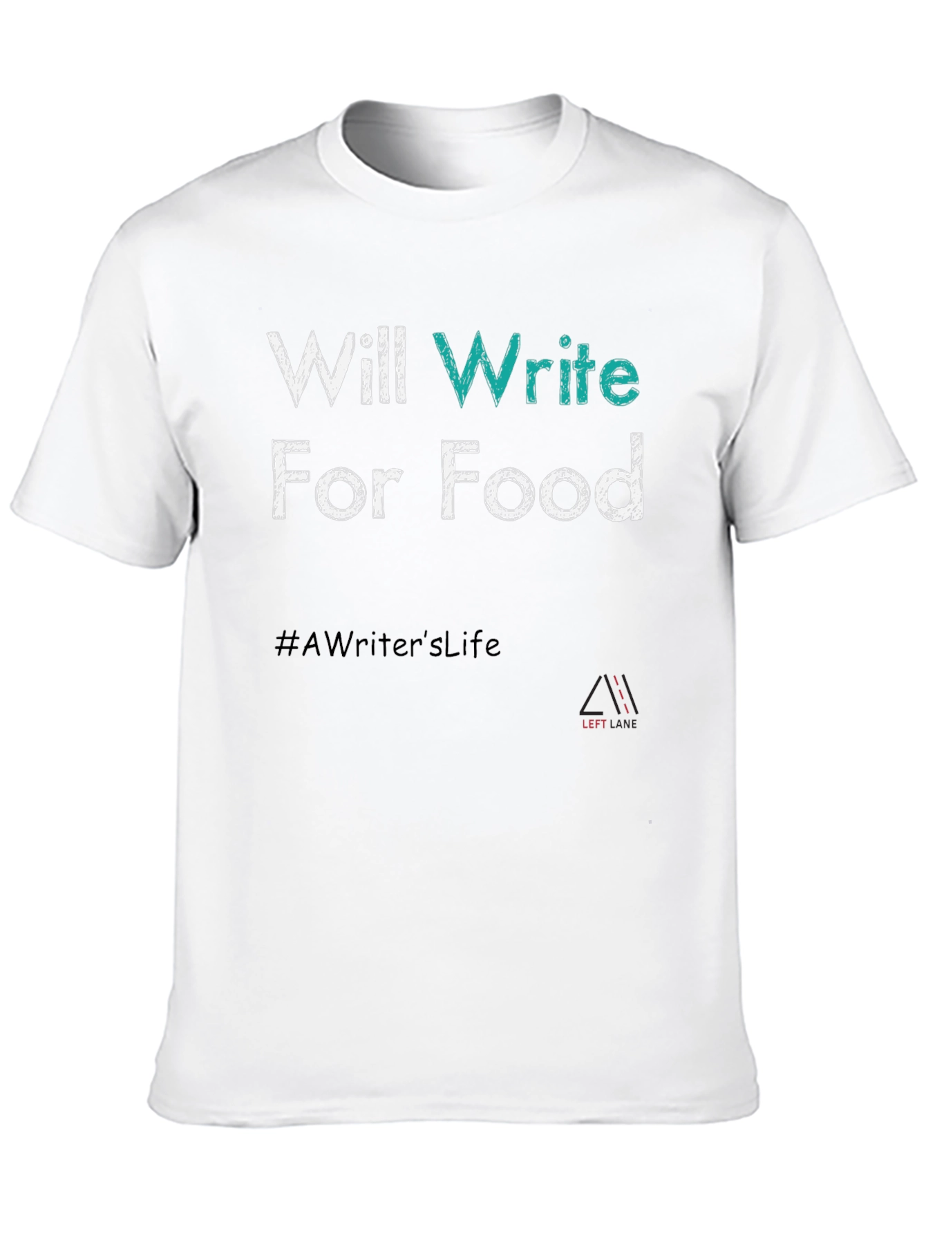 Writer Foodie T-Shirt - #AWritersLife Tee