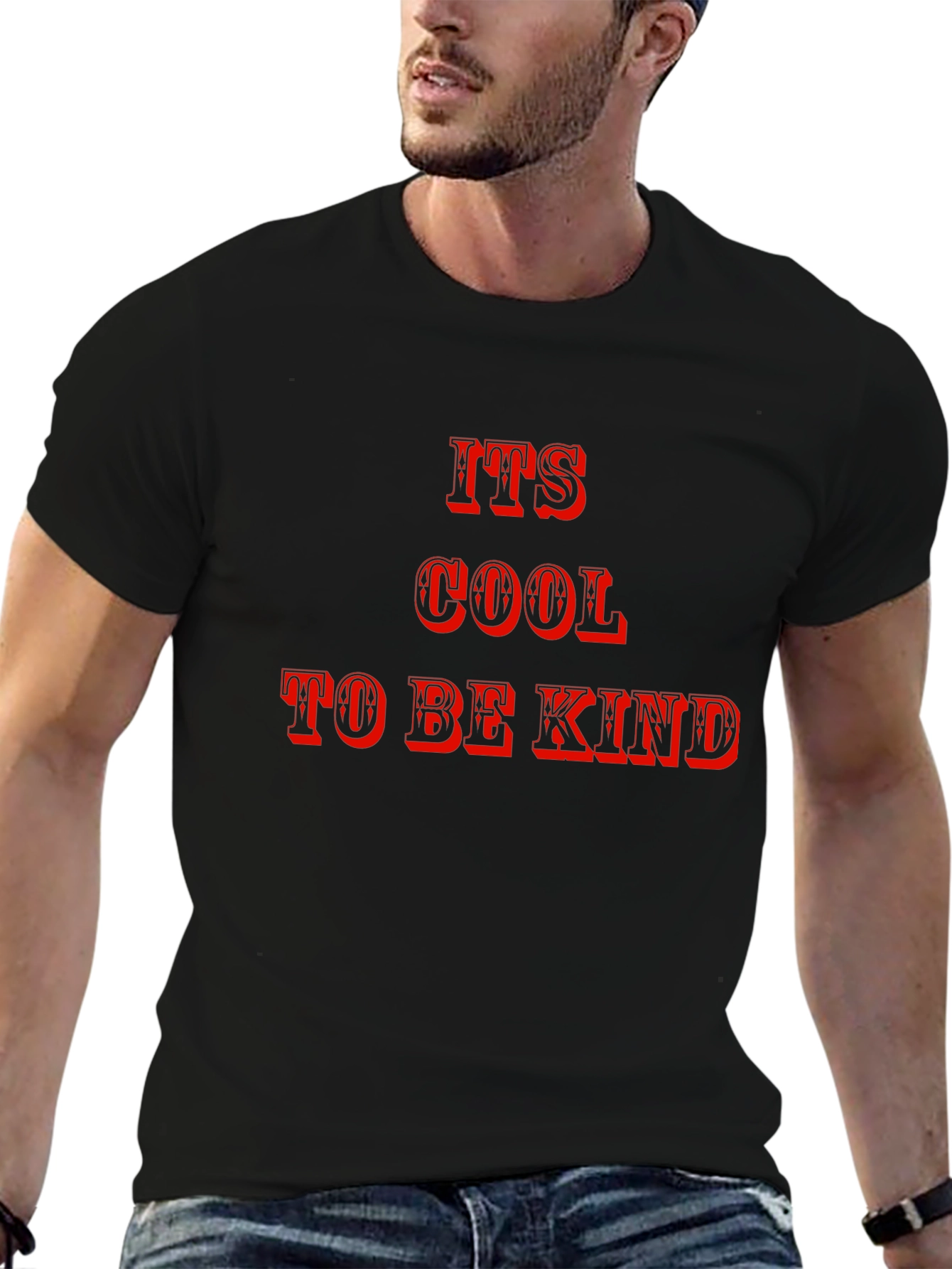 Cool to be Kind Graphic Tee - Black