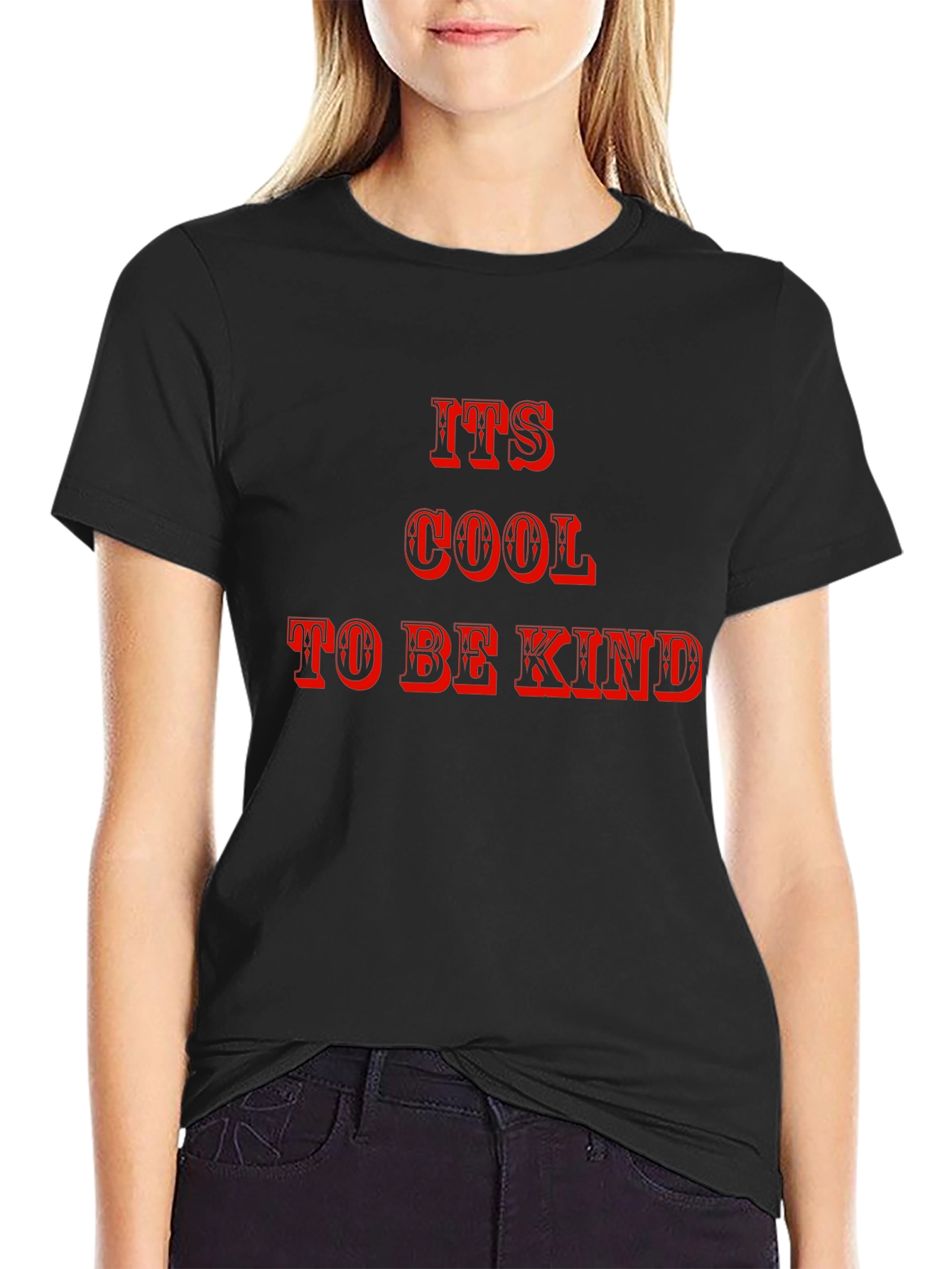 Cool to be Kind Graphic Tee - Black