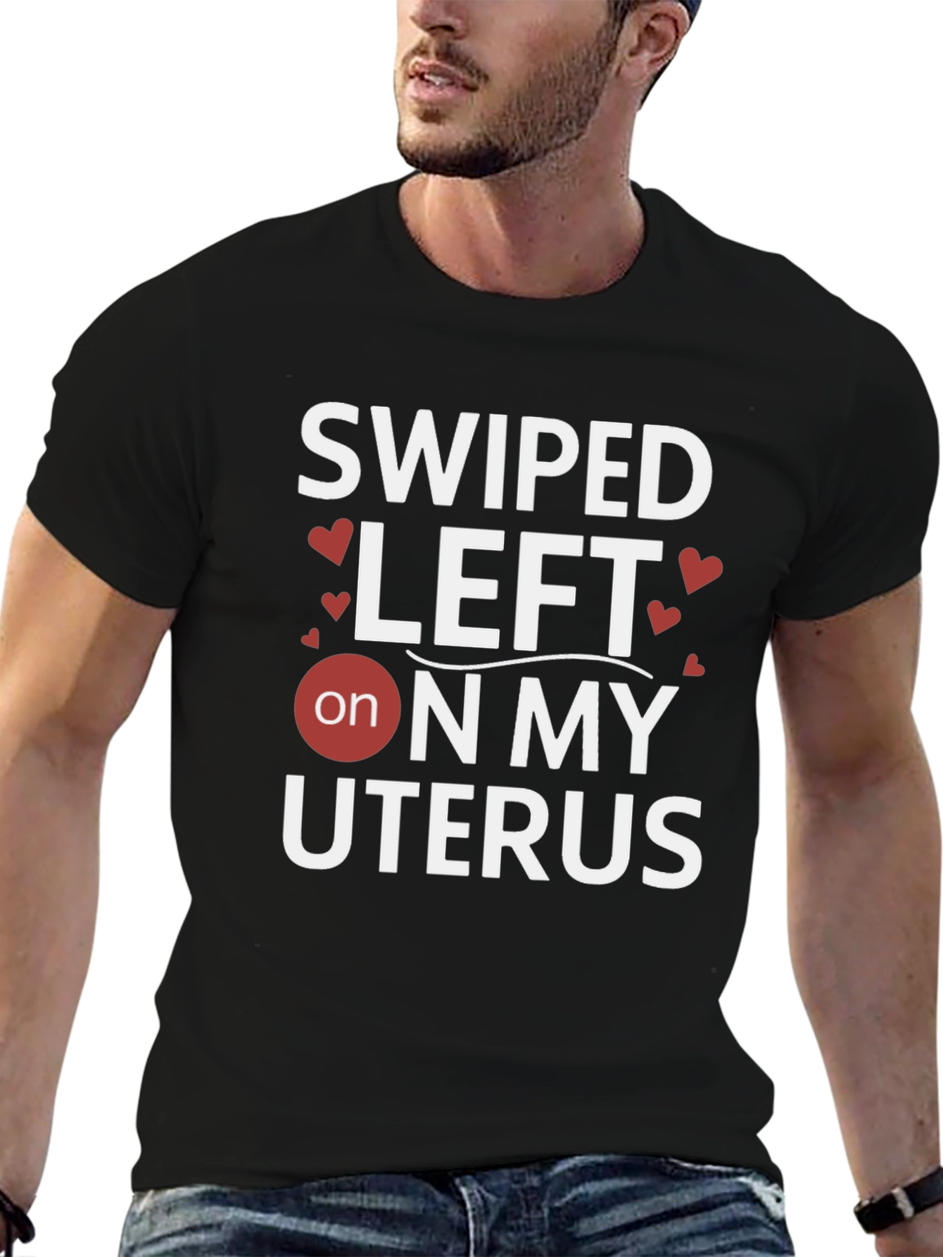 Swiped Left on My Uterus Graphic T-Shirt