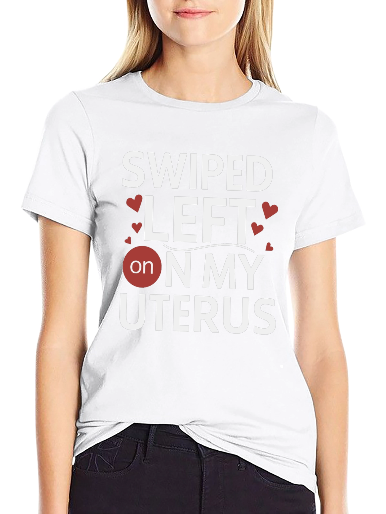 Swiped Left on My Uterus Graphic T-Shirt