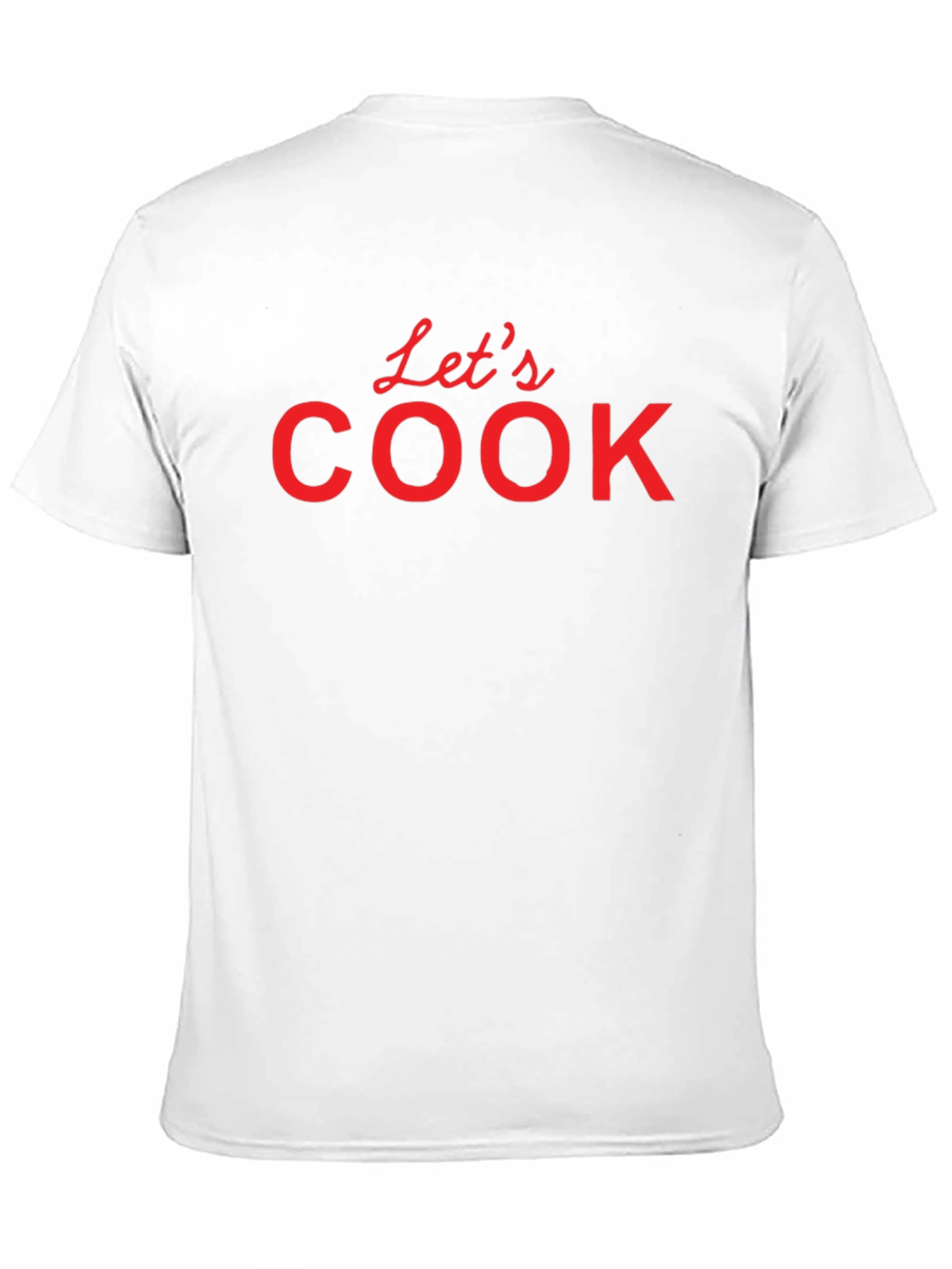 Lets Cook Graphic Tee - Black Cotton T-Shirt