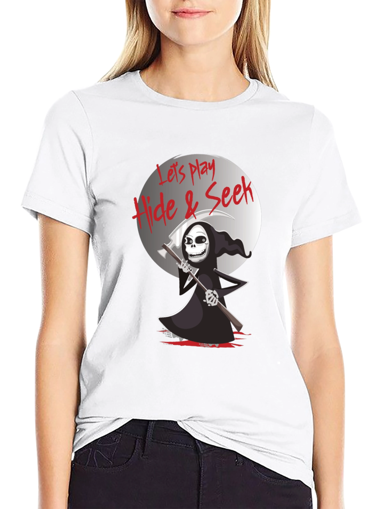 Grim Reaper Hide & Seek Graphic Tee
