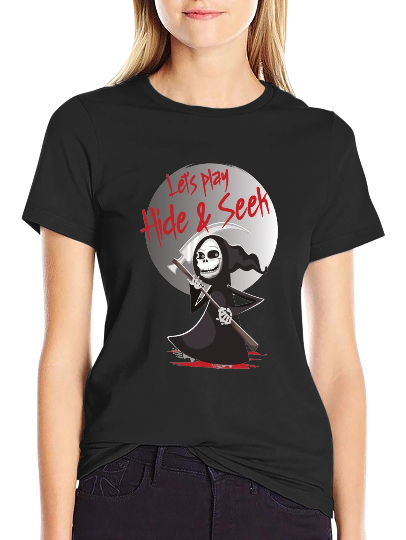 Grim Reaper Hide & Seek Graphic Tee