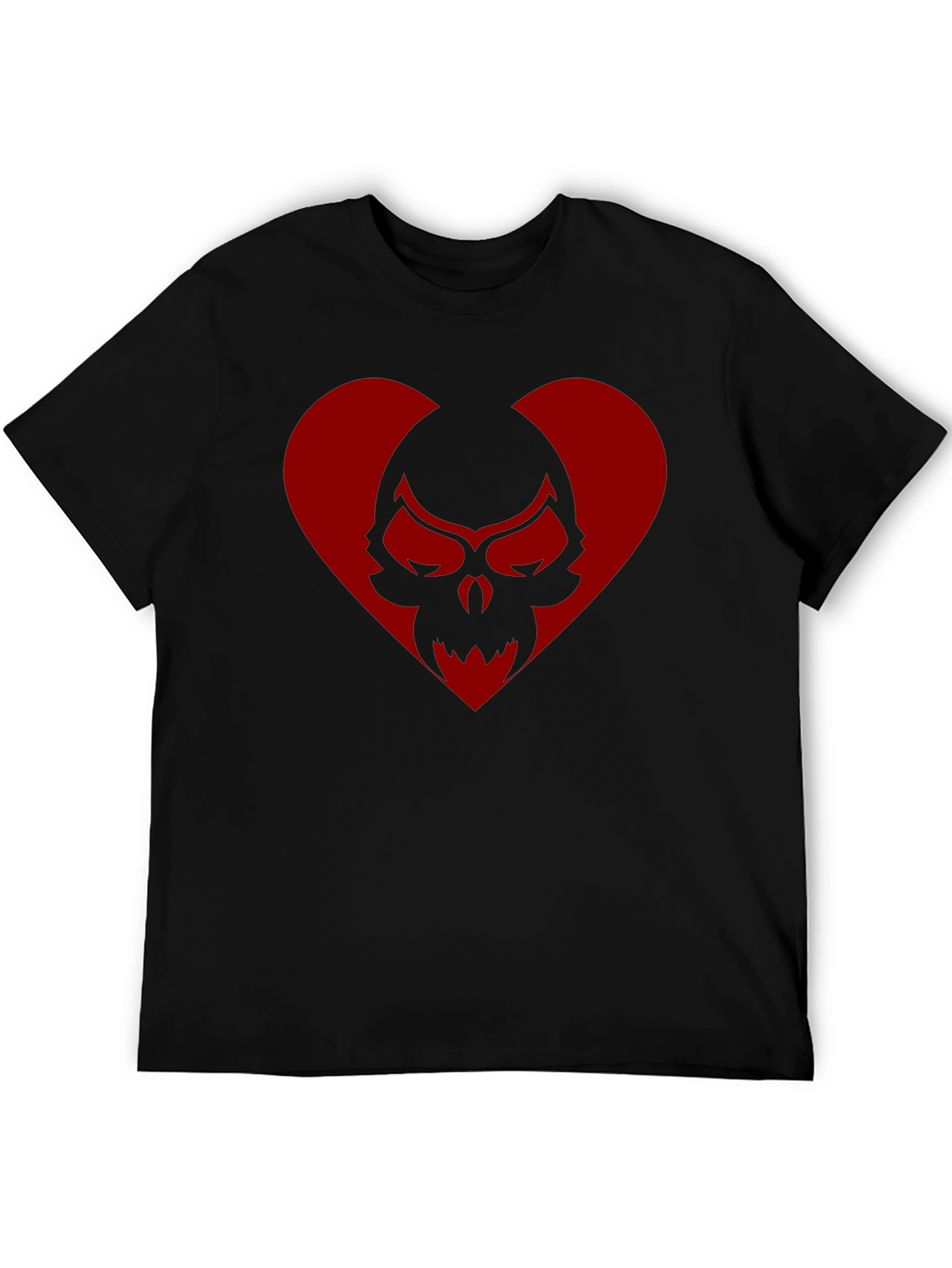 Skull Heart Graphic Tee - Cool Casual Shirt