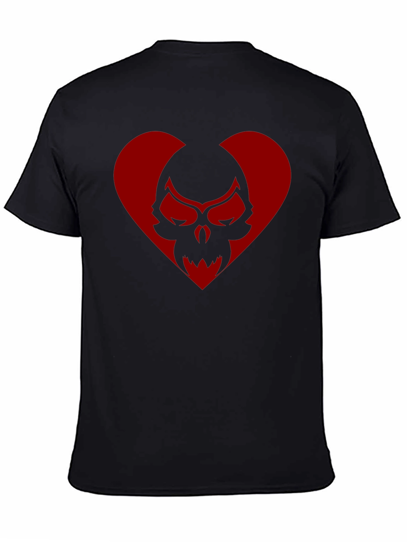 Skull Heart Graphic Tee - Cool Casual Shirt