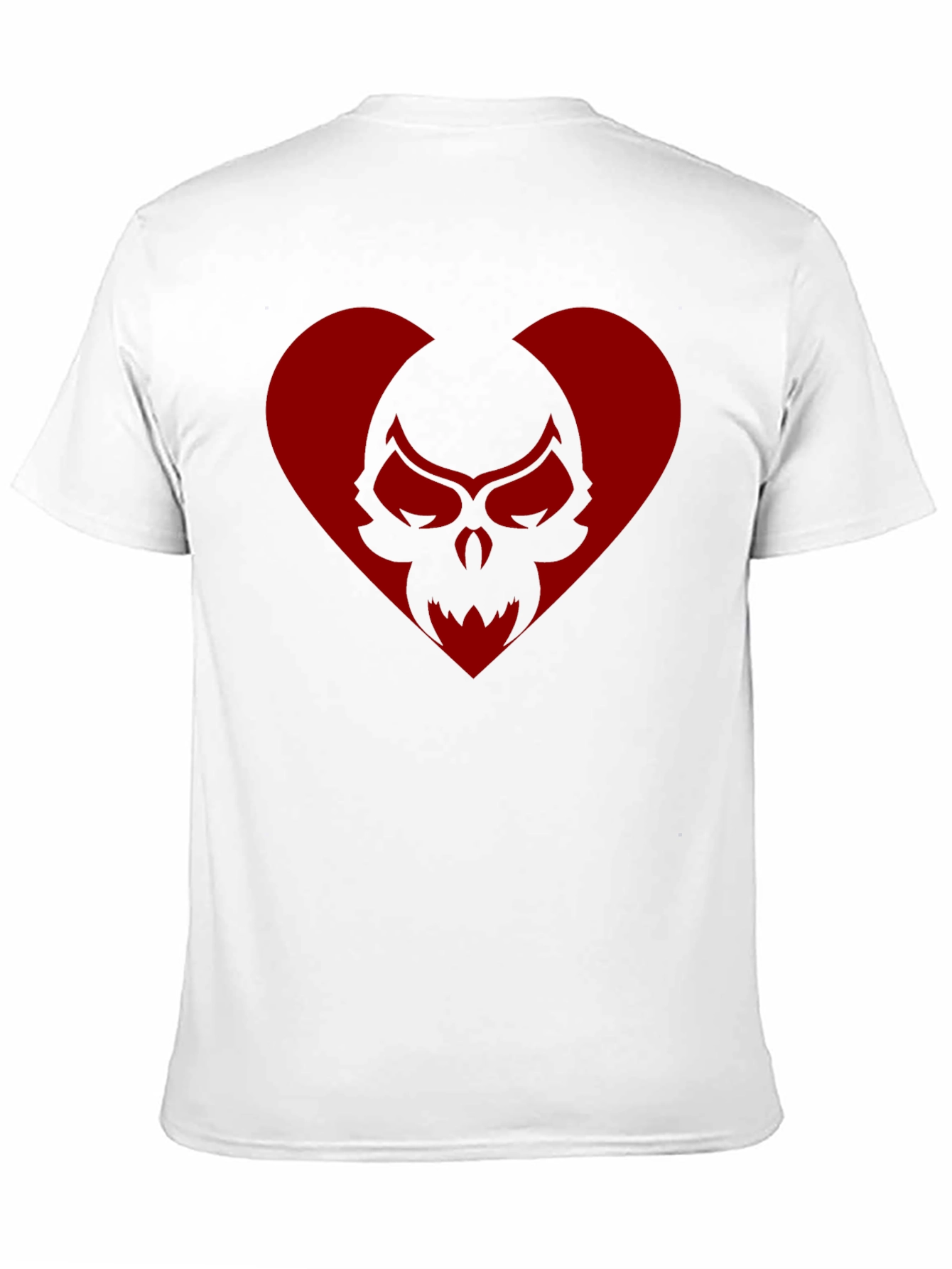 Skull Heart Graphic Tee - Cool Casual Shirt