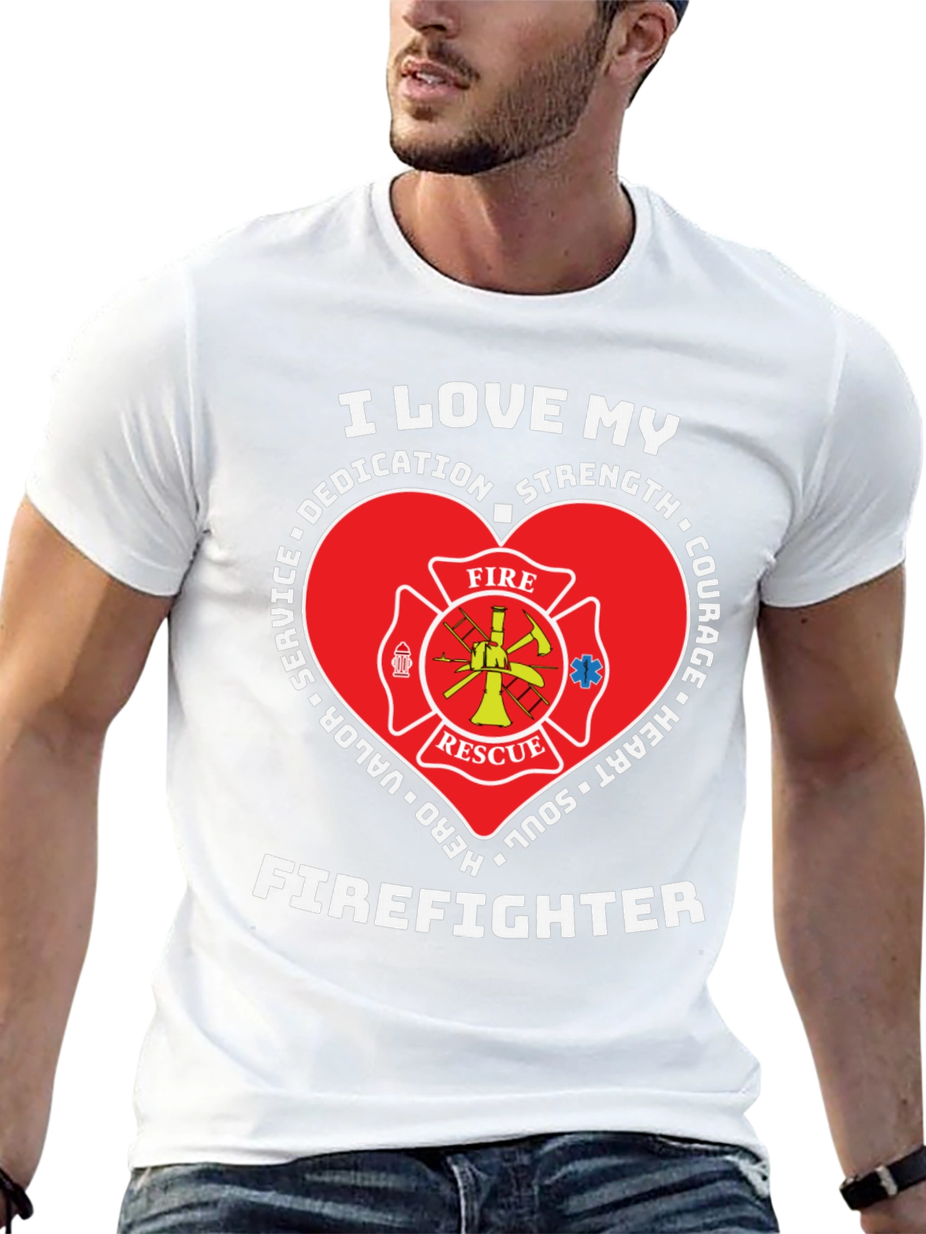 I Love My Firefighter T-Shirt