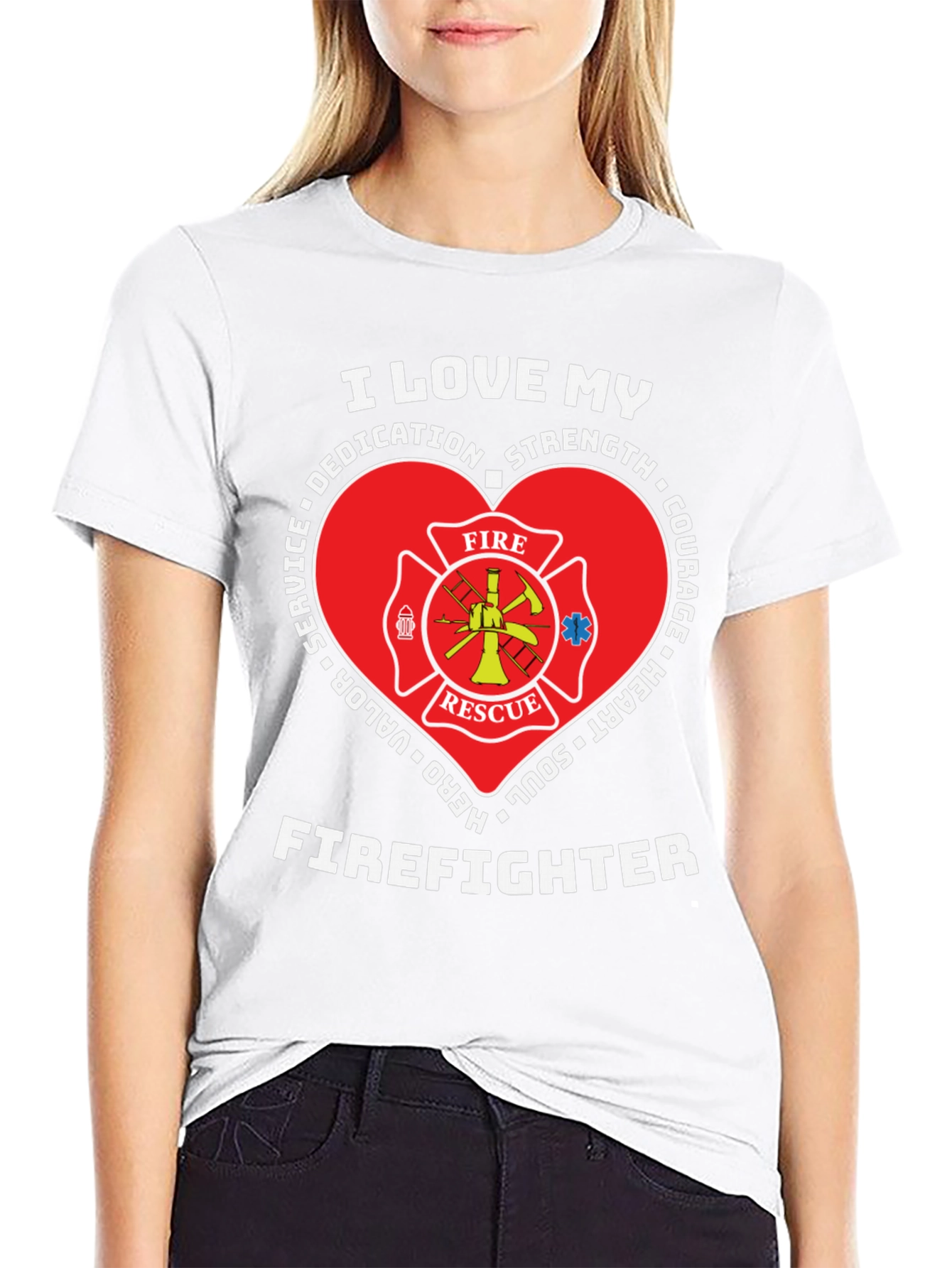 I Love My Firefighter T-Shirt