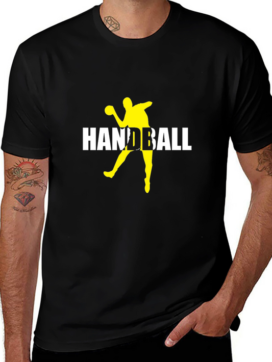 Handball Graphic T-Shirt - Stylish Sportswear for Handball Fans