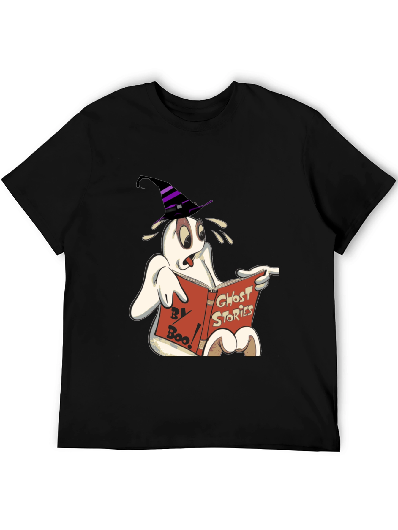 Spooky Ghost Reading T-Shirt
