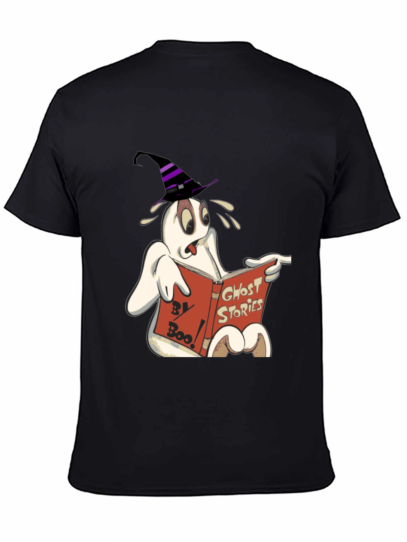 Spooky Ghost Reading T-Shirt
