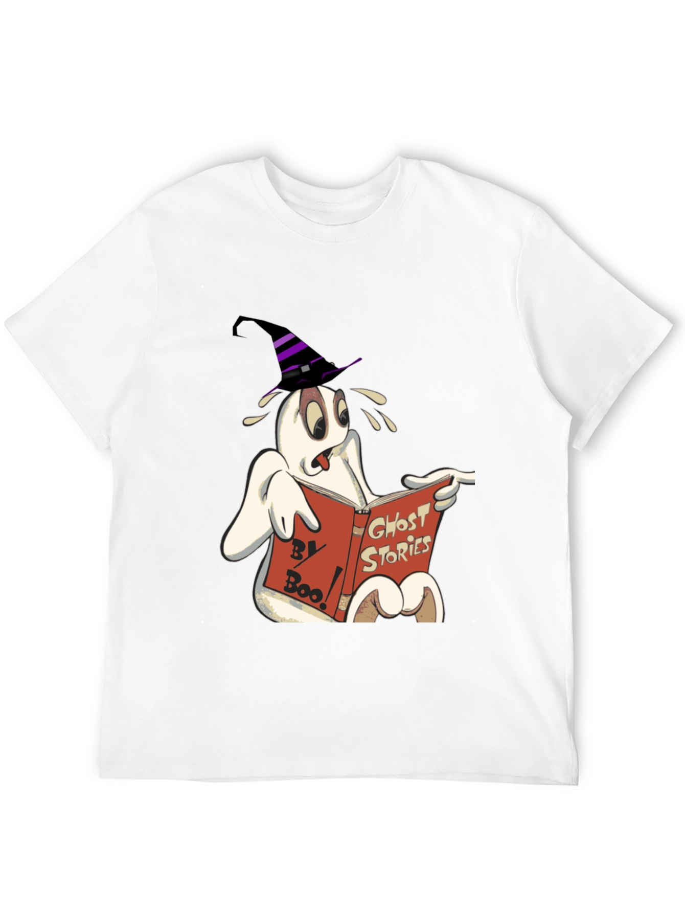 Spooky Ghost Reading T-Shirt