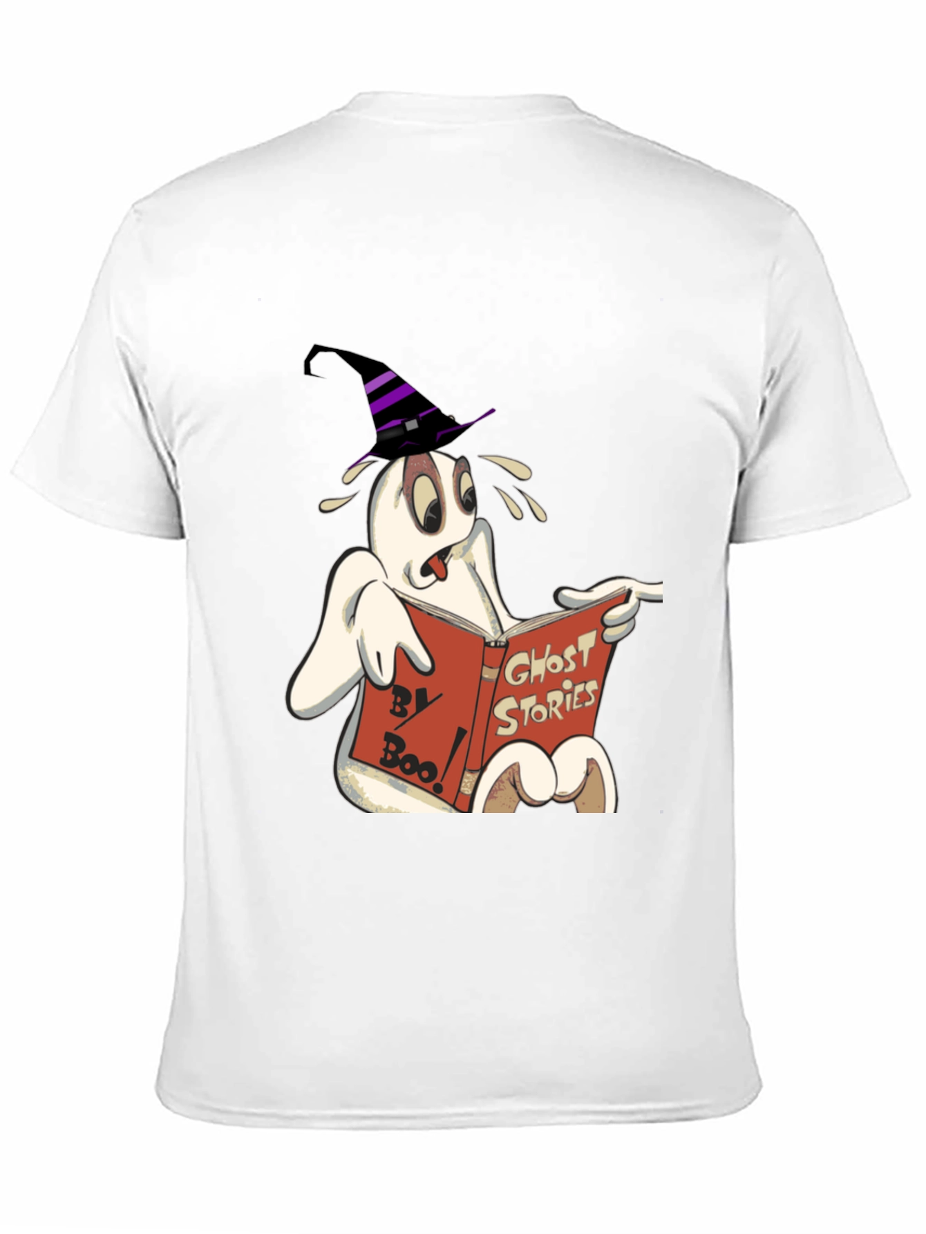 Spooky Ghost Reading T-Shirt