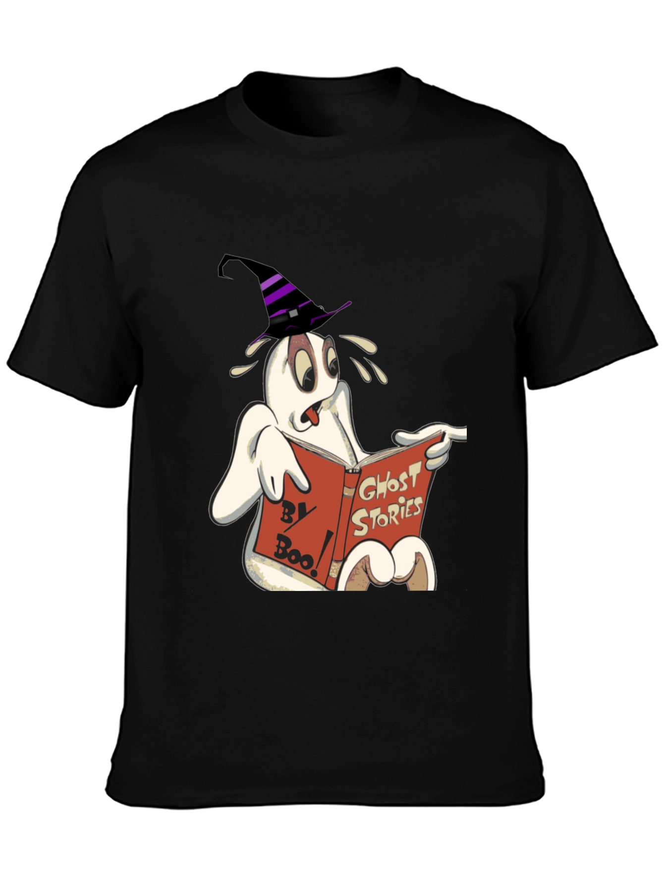 Spooky Ghost Reading T-Shirt