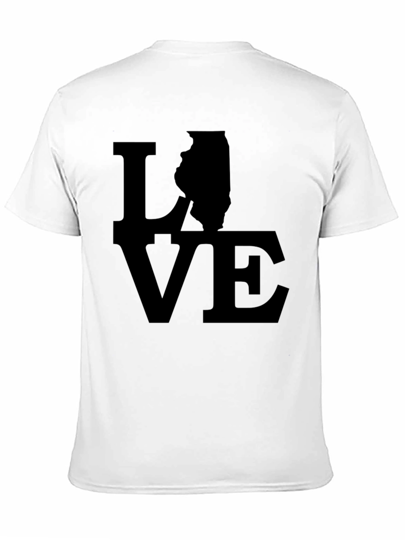 Love Illinois Graphic Tee - Black