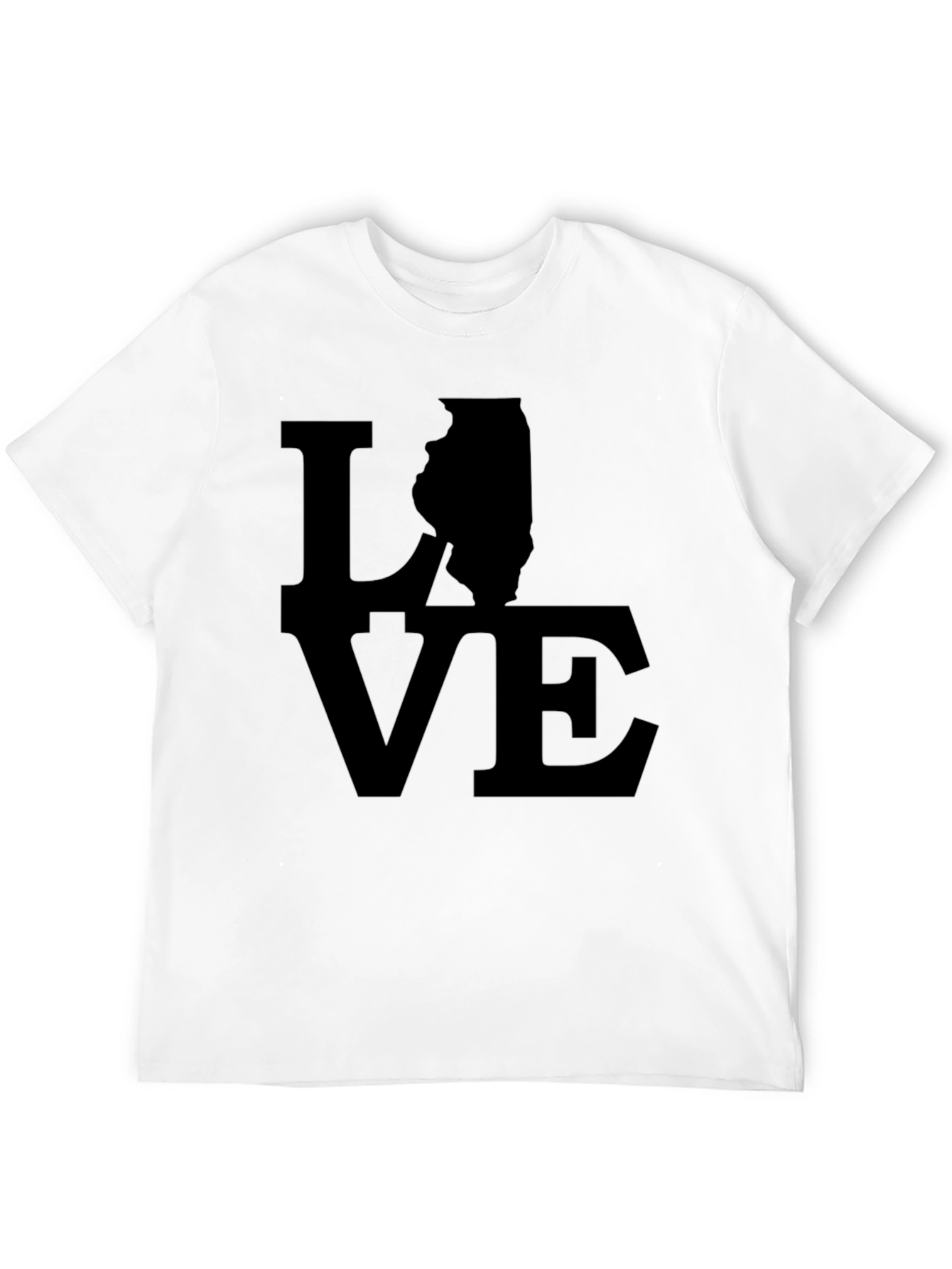 Love Illinois Graphic Tee - Black