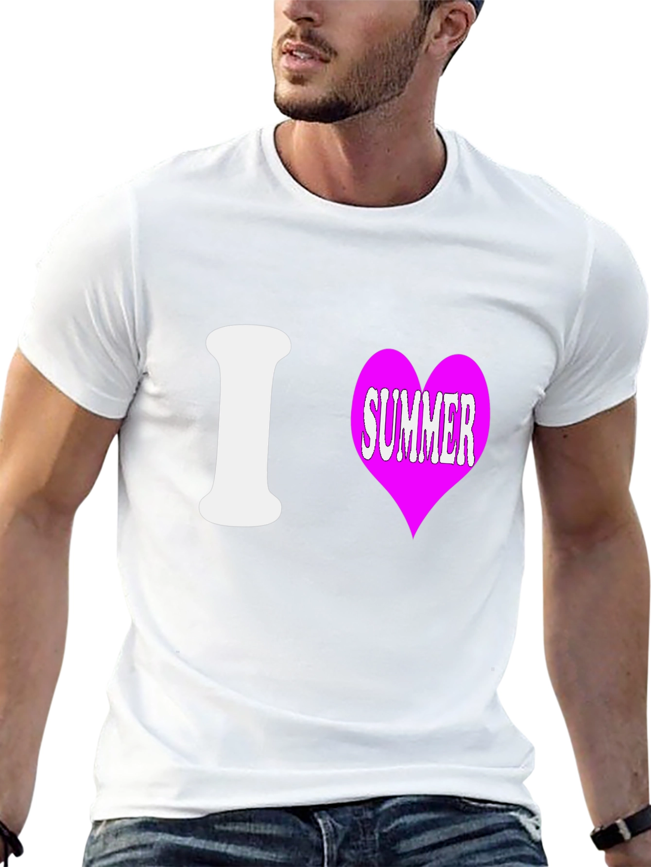 I Love Summer T-Shirt - Trendy Casual Tee